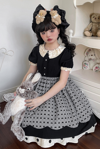 Peach Soda Dot Doll Lolita Dress