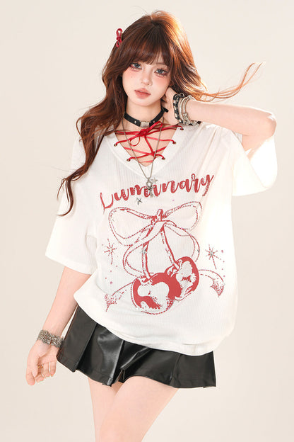 レザーシックアラインプリーツミニスカート