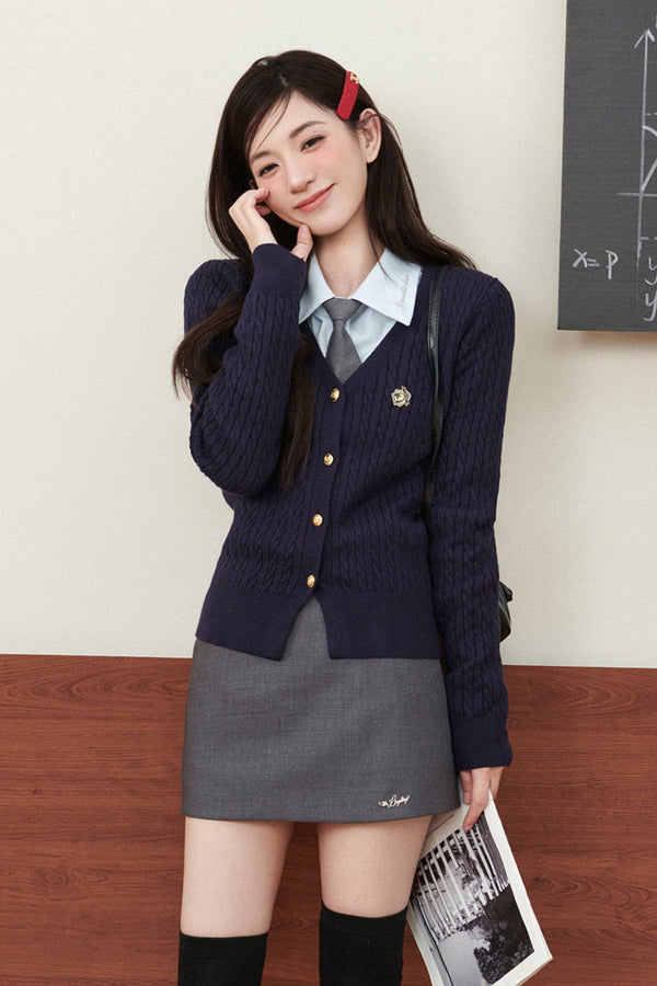 ツイストニットウィンターセーター