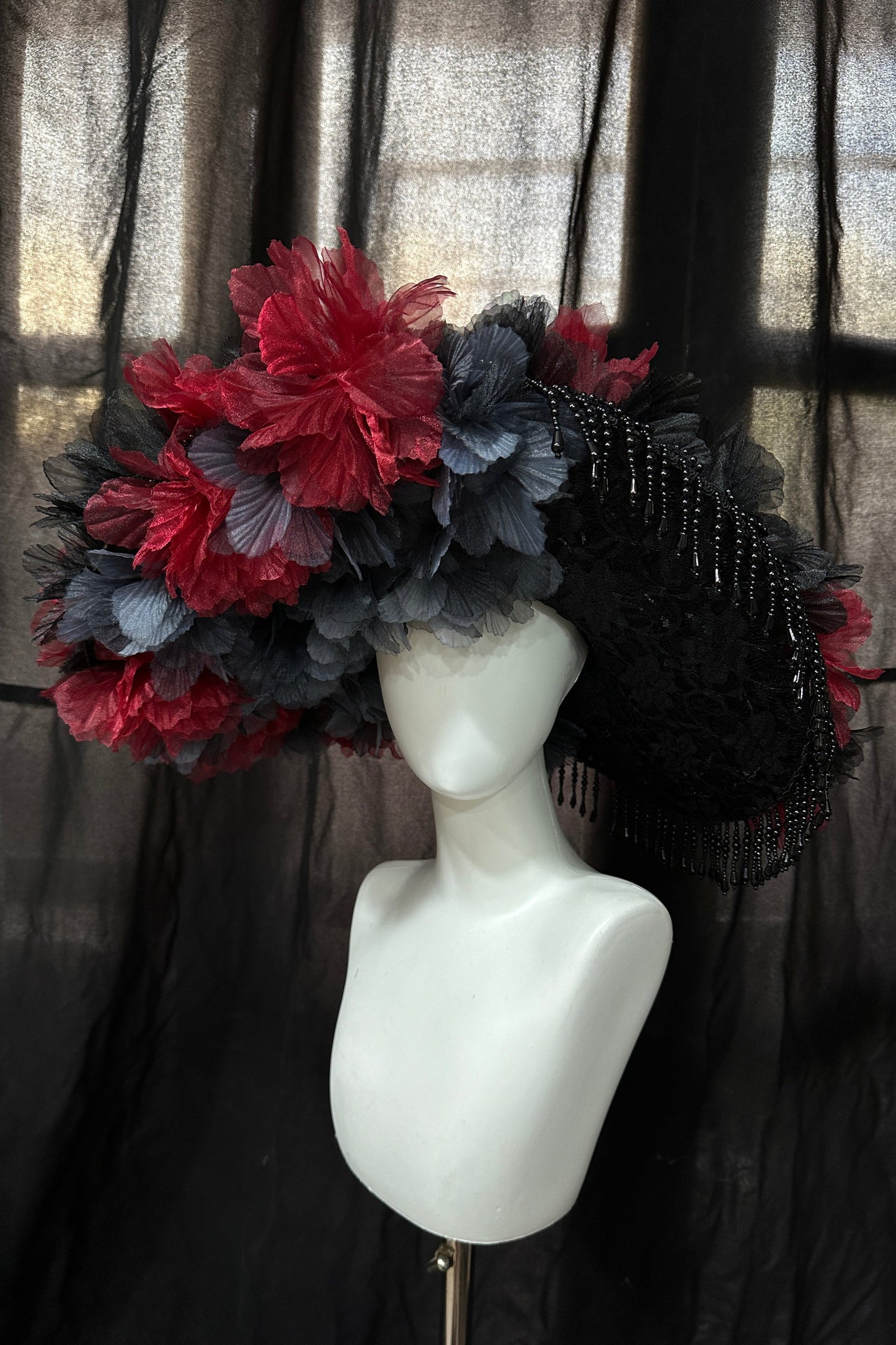Dark Rose Gothic Lolita Hat