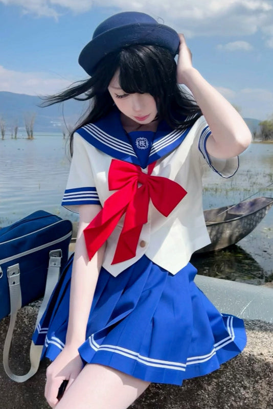 ポップヒロインセーラー服+プリーツスカート