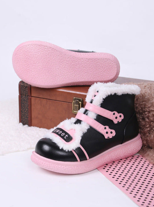 Lolita Sweet Round Toe Martin Boots