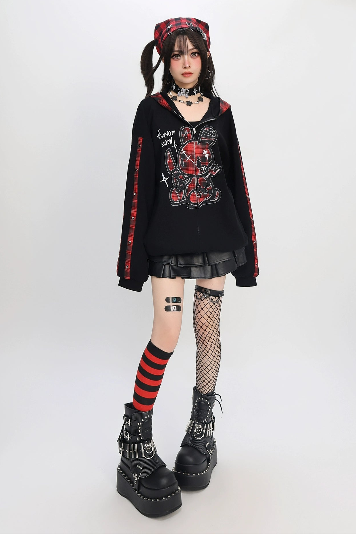 Dark mode loose parka