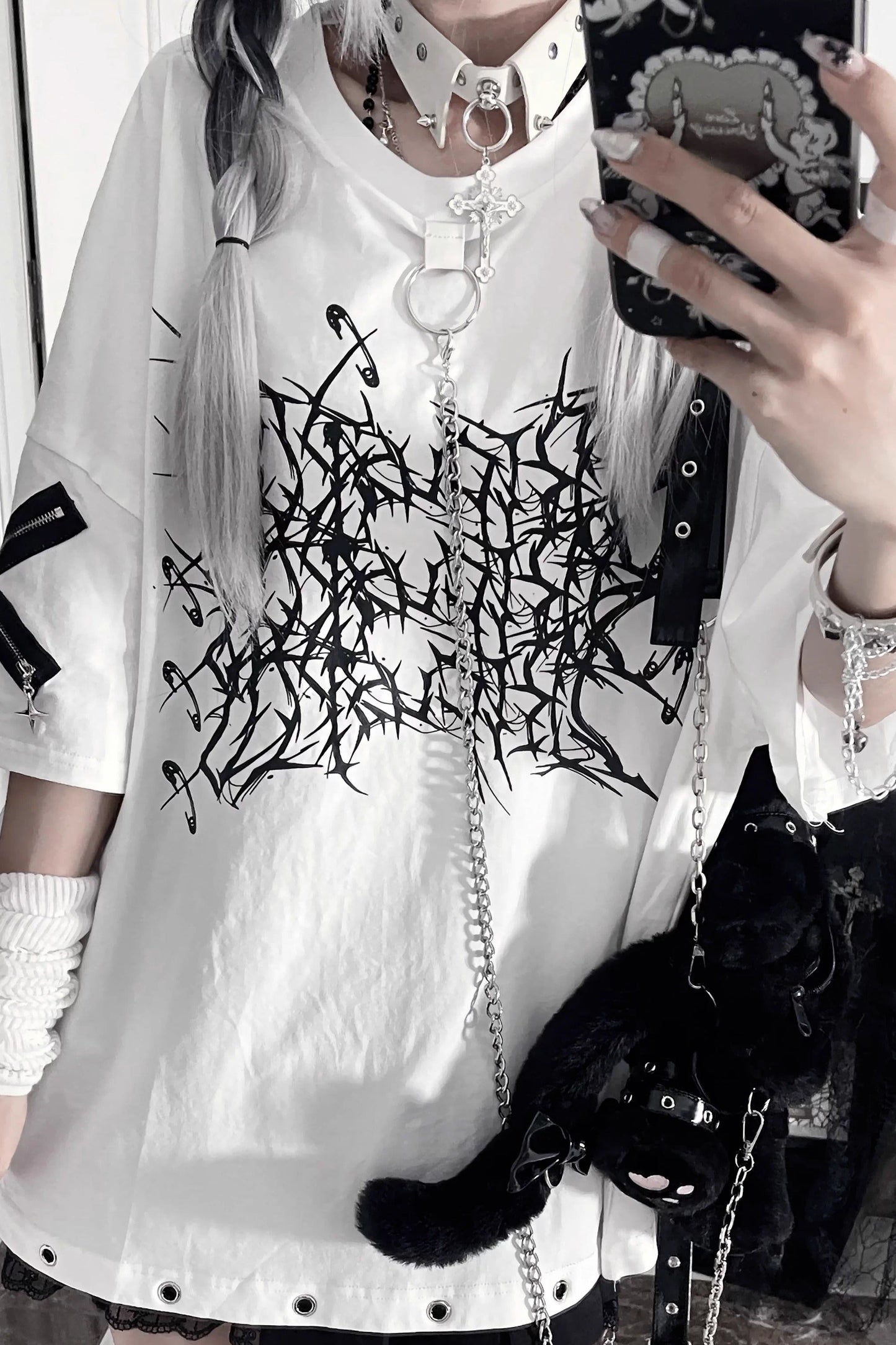 Subculture Dark Circle Spider Tops