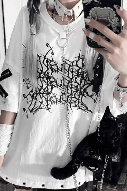 Subculture Dark Circle Spider Tops