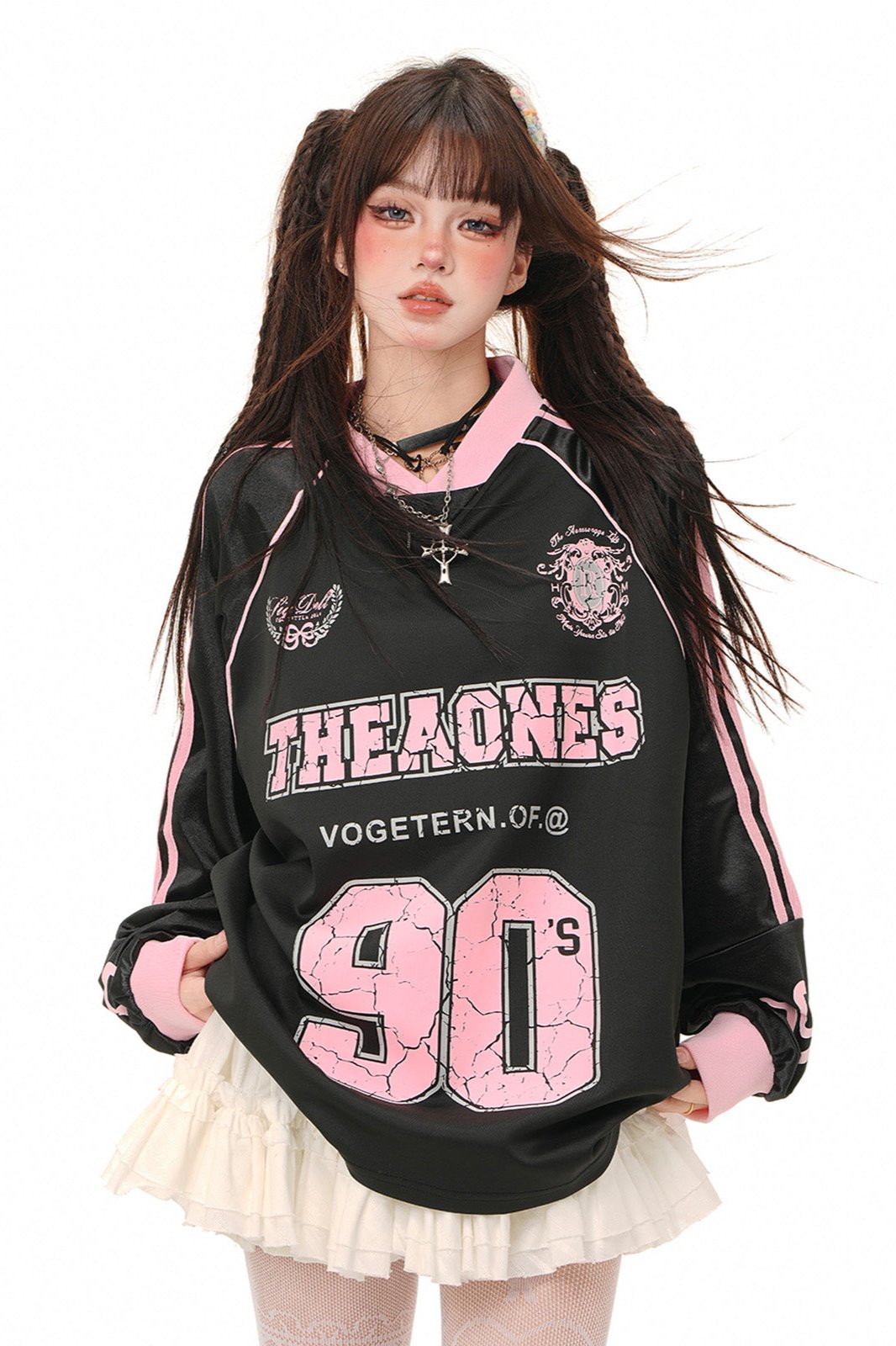 Loose Sweetheart Jersey Sweatshirt