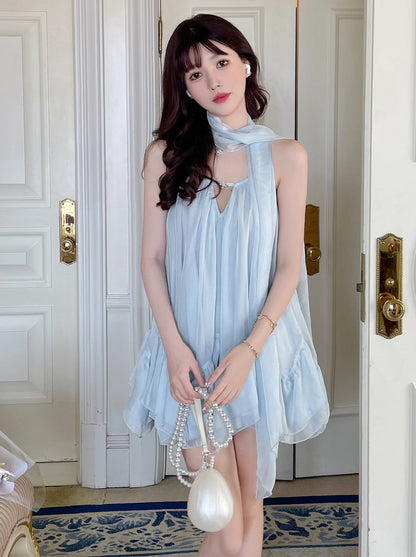 [Reservations] Girly Summer French Suspender Dress