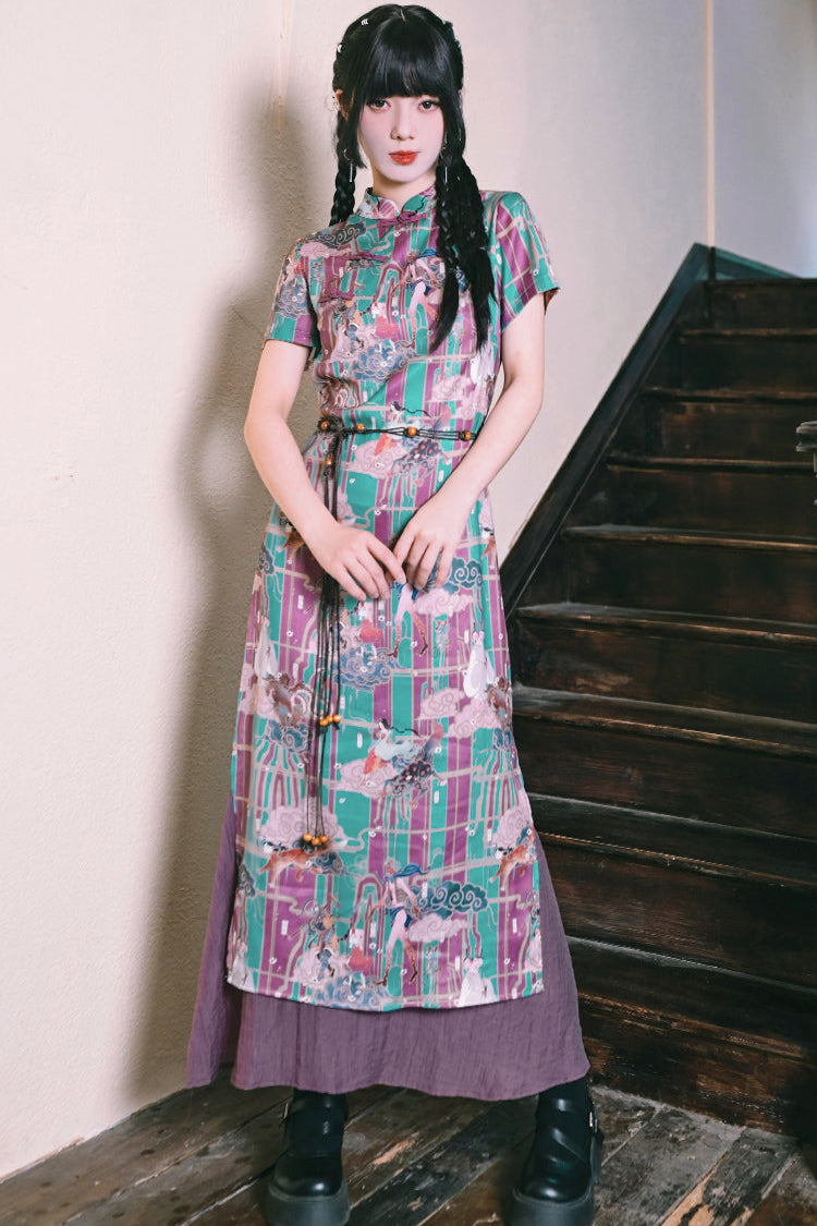 Phantom China Fishtail China Dress