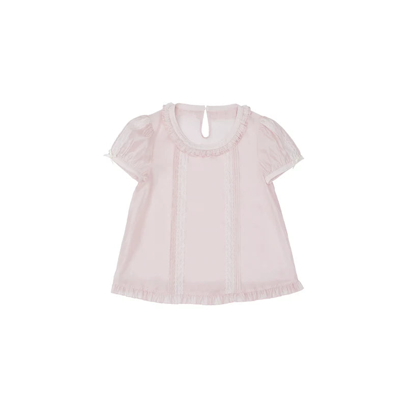 Qipao con conigli e pesche+top+capispalla+accessori