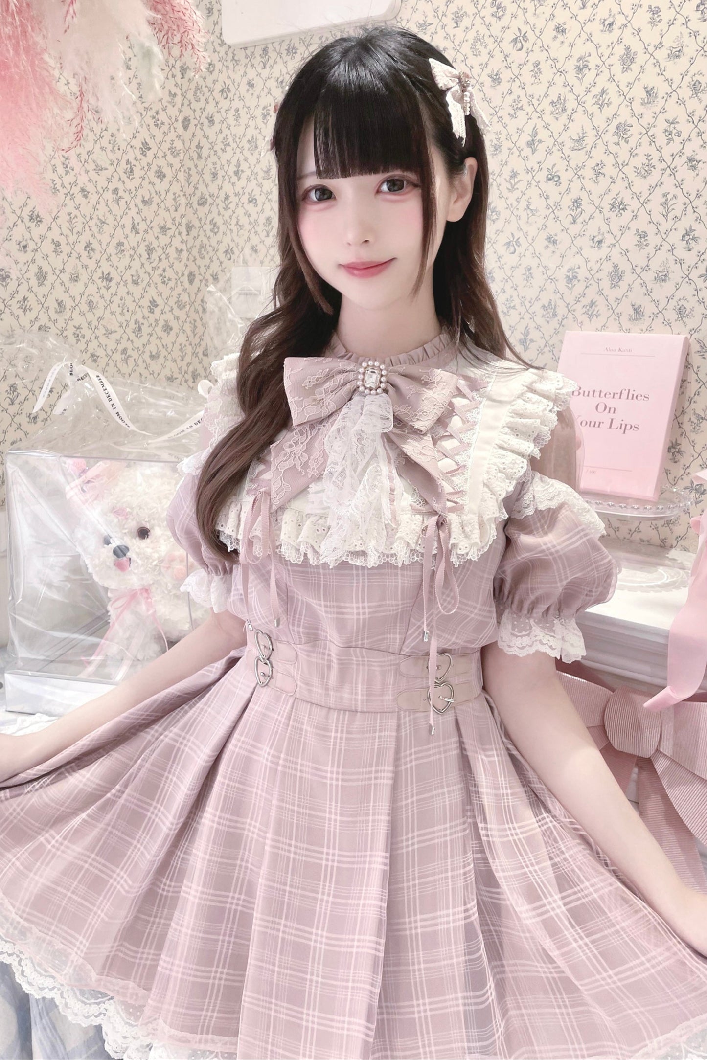 【予約商品】スイートチェック量産型ワンピース