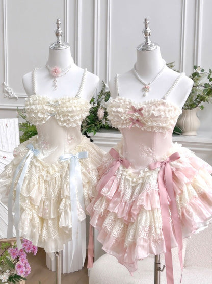 Pure Dzire Fairy Style Lace Romantic Lolita Dress