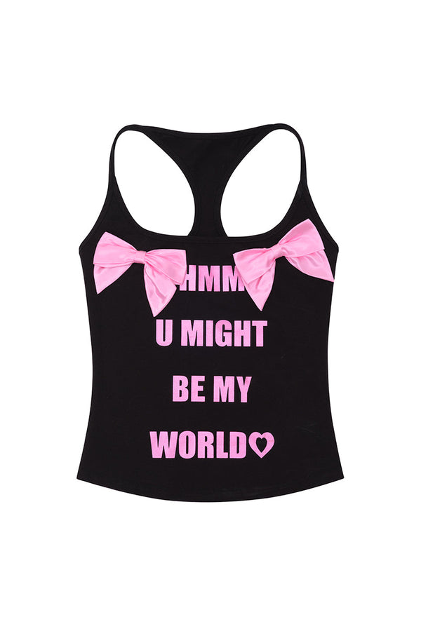 Y2K Ribbon Camisole