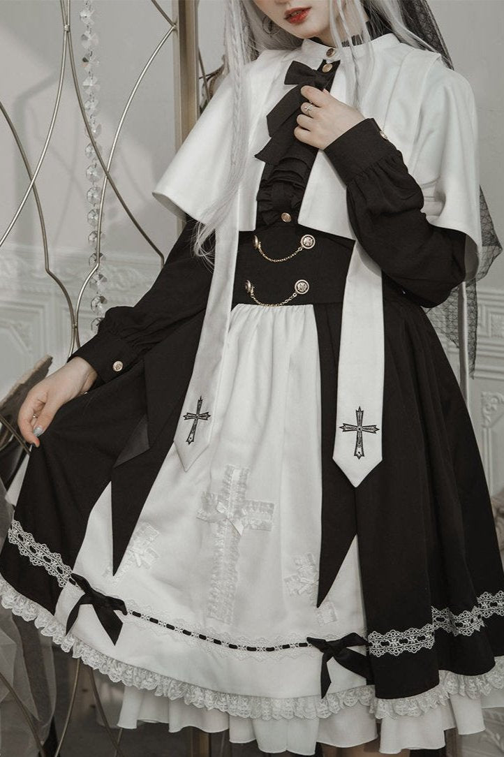 [Reservation product] Prince And Sister Dark Gothic Cloak Suit