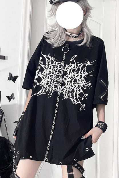 Subculture Dark Circle Spider Tops