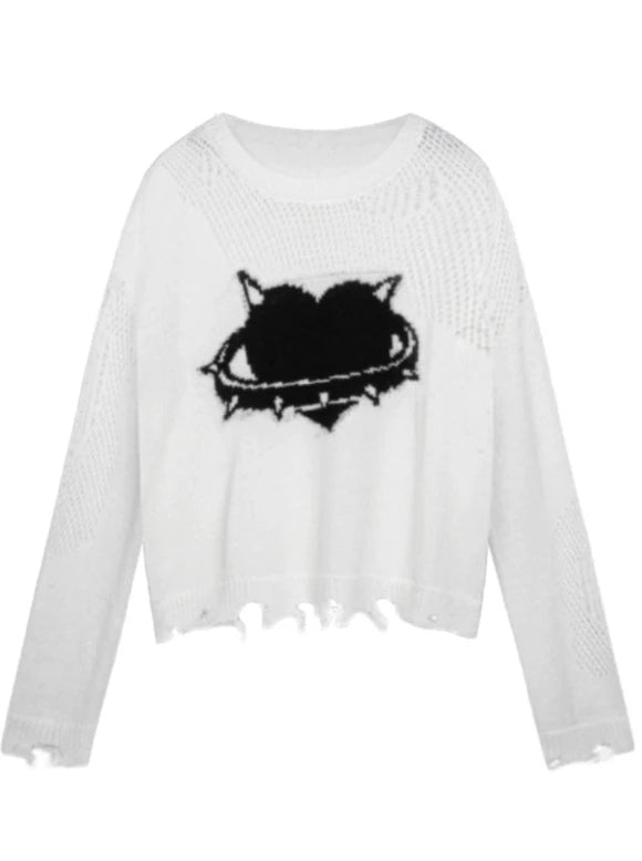 Heart Ring Damage Over Knit