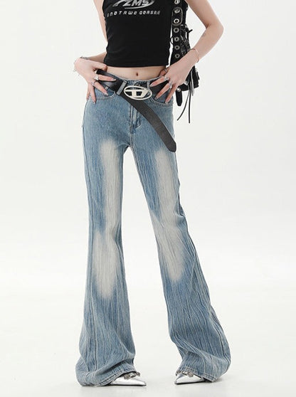 American Wash Flare Denim Pants