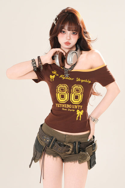 スパイスガールズY2Kストラップレストップス