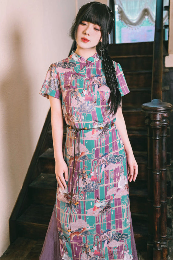 Phantom China Fishtail China Dress