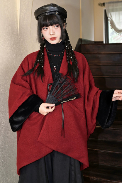 レトロルーズケープコート