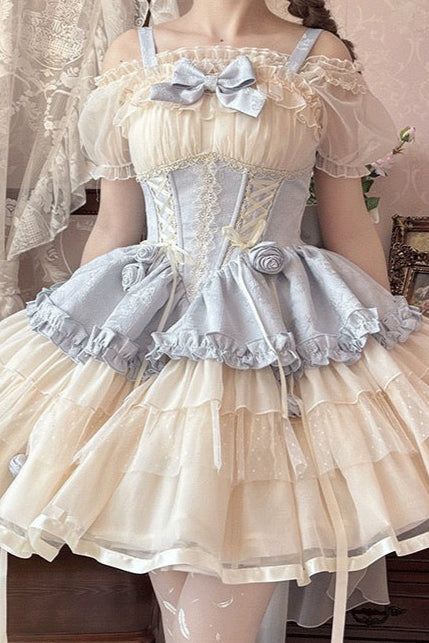 Super Fairy Purple Lolita Cute Dress