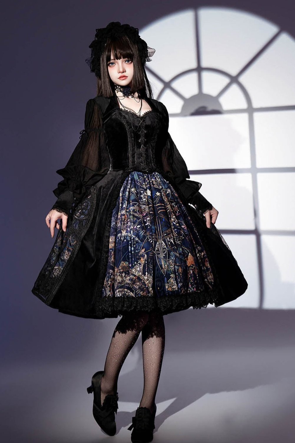 [Reservation deadline on October 15] Color Window Classical Elegant Gothic Lolita Dress/Shirt/Apron