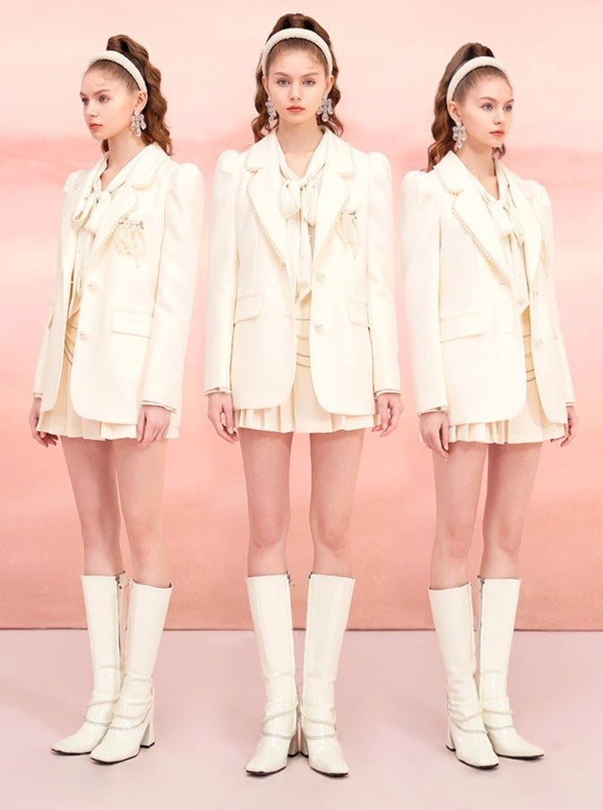 Candy Light Apricot Pearl Jacket