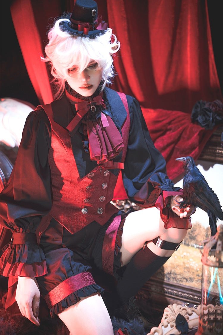 [September 15 Reservation Deadline] Nightmare Black Red Gothic Tsu Ins Prince Suit