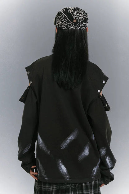 カットアームデザインルーズモードトップス