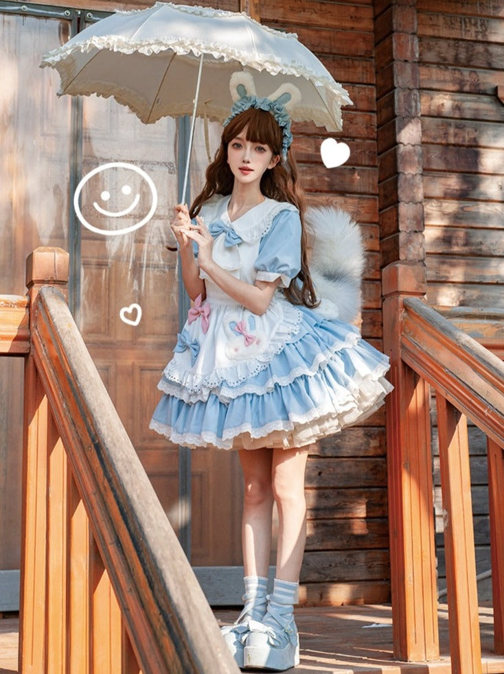 Classic Maid Lolita Dress + Apron + Catsuit