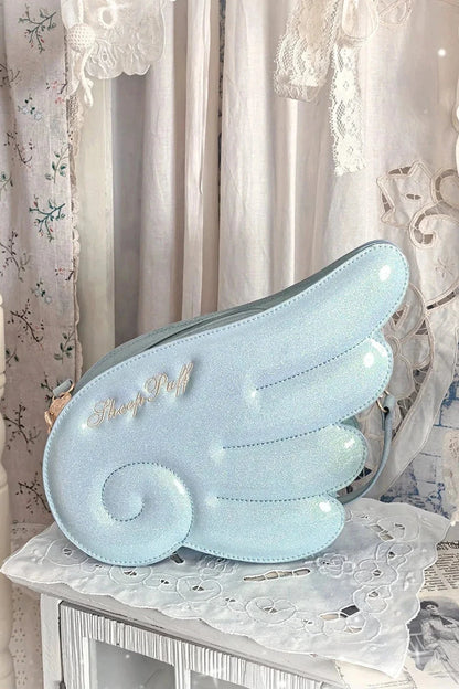 【10月28日予約締切】Black/White/Pink/Mint Sparkle Angel Wing Handbag Crossbody Bag