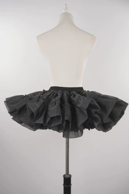 [Spot] 30cm black violent support Lolita Lolita skirt support boneless soft yarn cloud support petticoat canopy