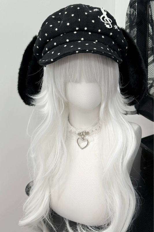 Chapeau chiot à pois