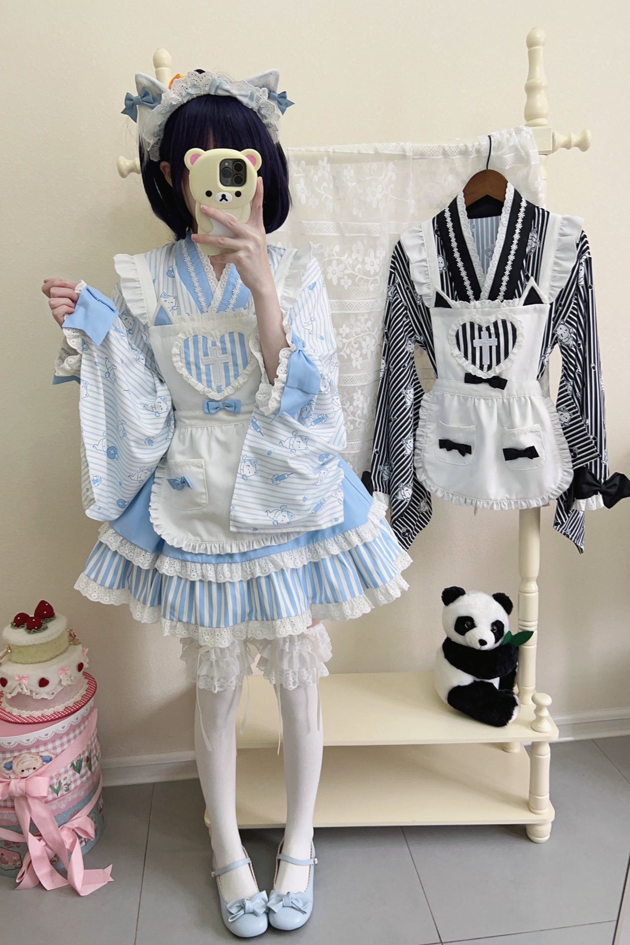 japanese style maid dress japanese style dress Lolita Japanese style maid dress LS0834 Lolilita Store