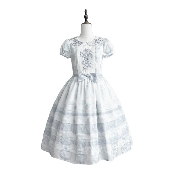 Vestido de verano elegante de princesa + sombrero