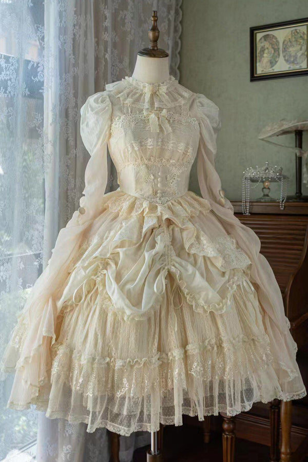 Floral Lolita Wedding Dress