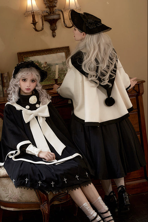 【予約商品】ローズクワイアケープコート＋フーディーリボン