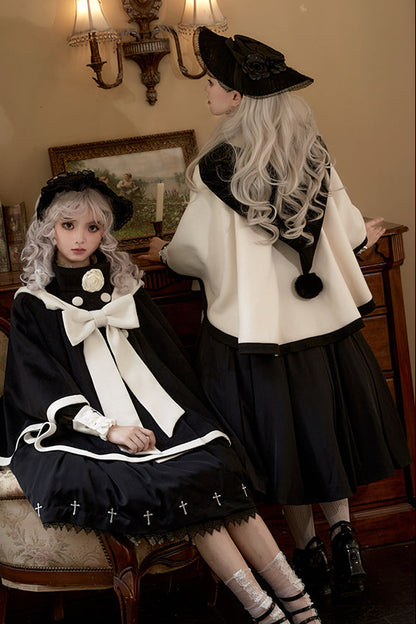 【予約商品】ローズクワイアケープコート＋フーディーリボン