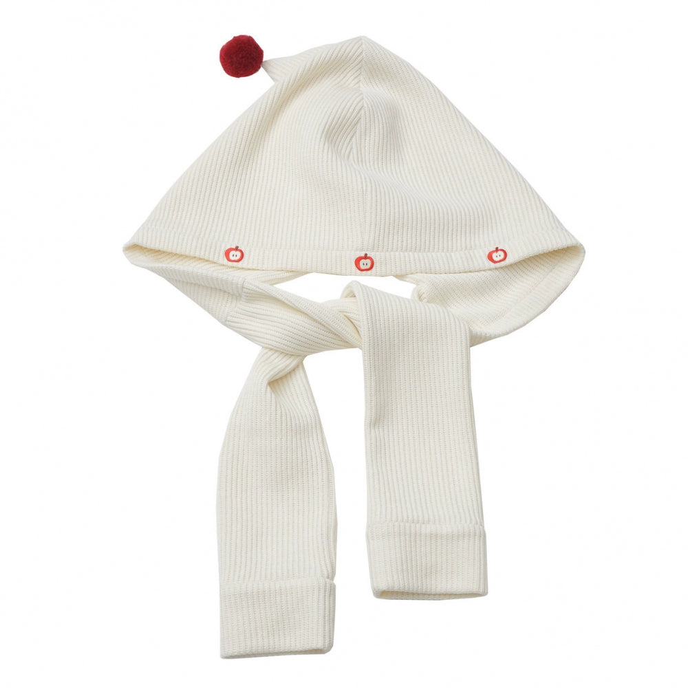 アップルブラックティーフリースコート+フーディー+ロングスカート+ショートスカート+フードマフラー