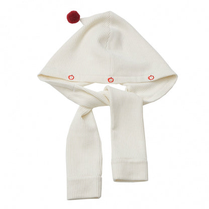 アップルブラックティーフリースコート+フーディー+ロングスカート+ショートスカート+フードマフラー