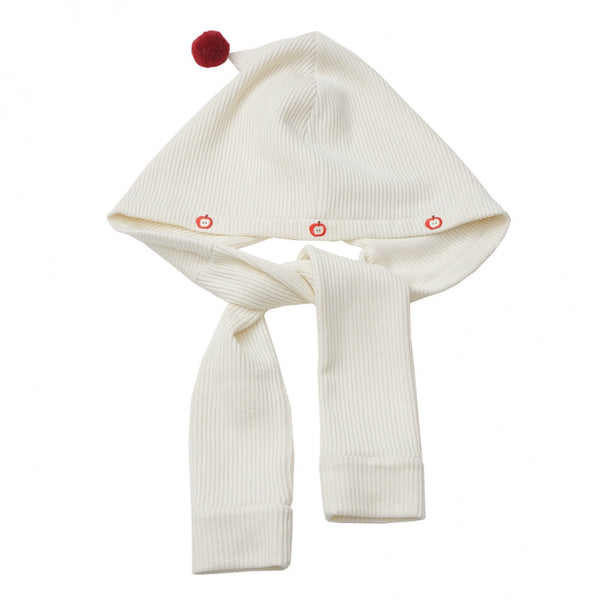 アップルブラックティーフリースコート+フーディー+ロングスカート+ショートスカート+フードマフラー