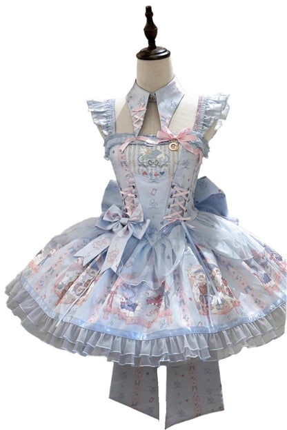 [Reserved product] Moonlight Trick Embroidered Ballerina Dress Suit