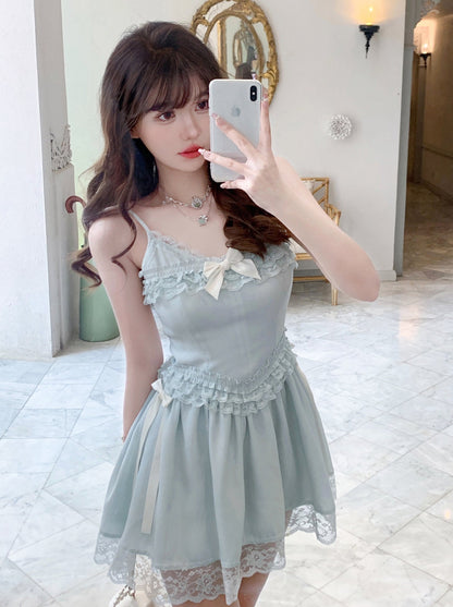Sweet Girly Lace Camisole Dress