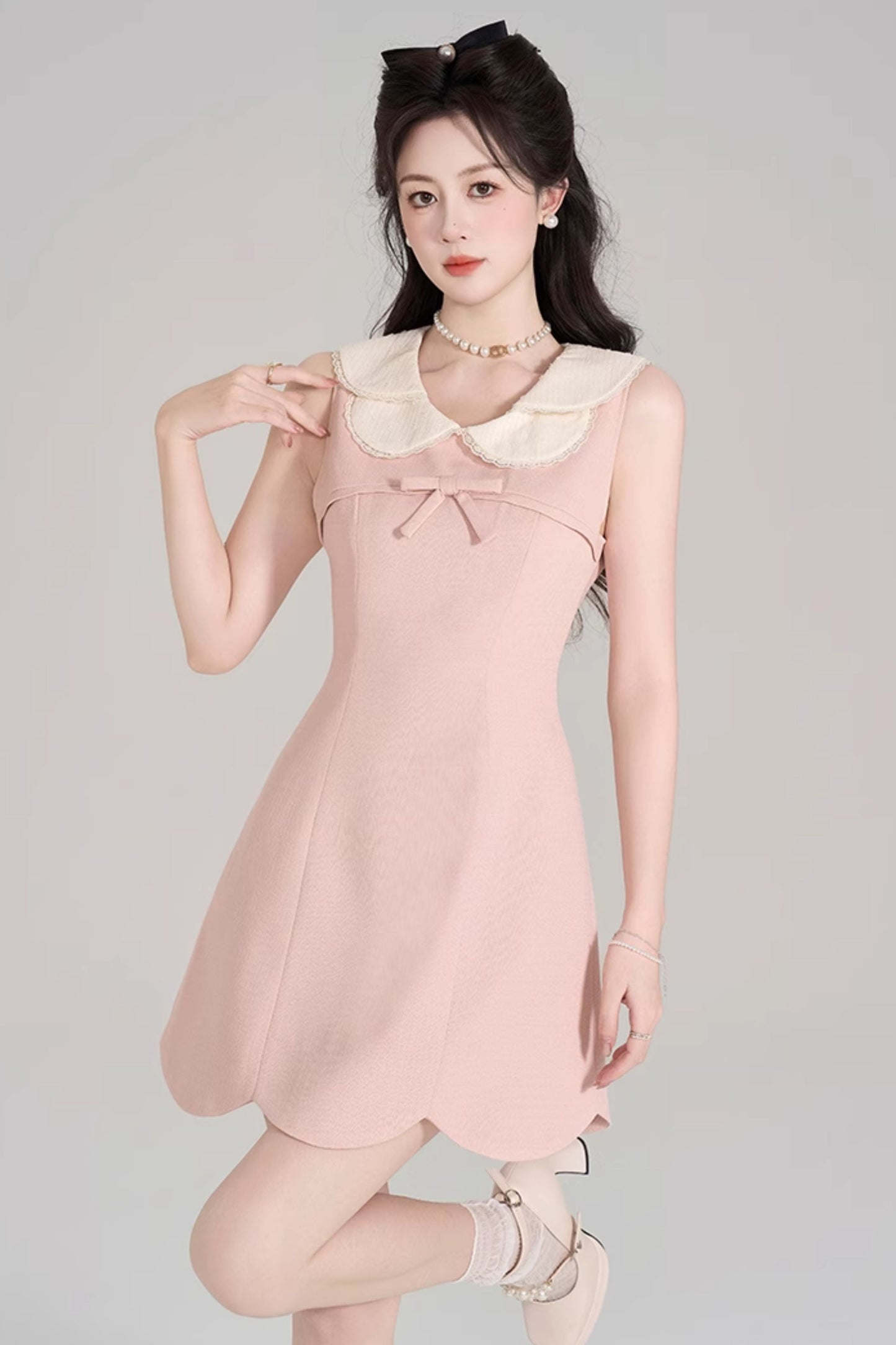 French Style Doll Collar Dress