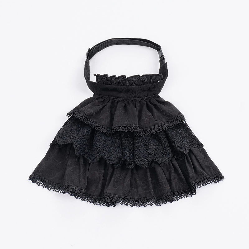 Conjunto de vestido y camisa con sujetador de muelles góticos