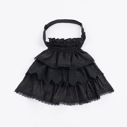 Conjunto de vestido y camisa con sujetador de muelles góticos