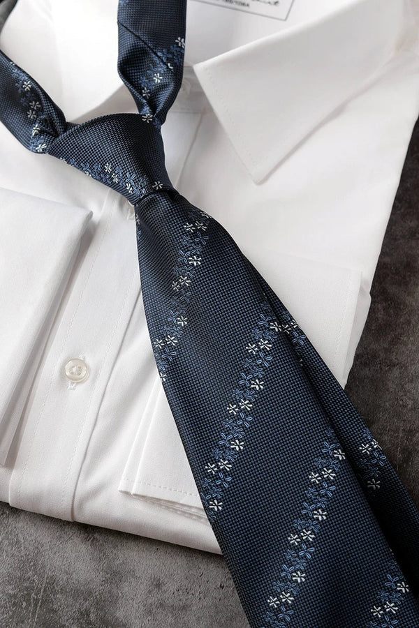 モードフローラルネクタイ
