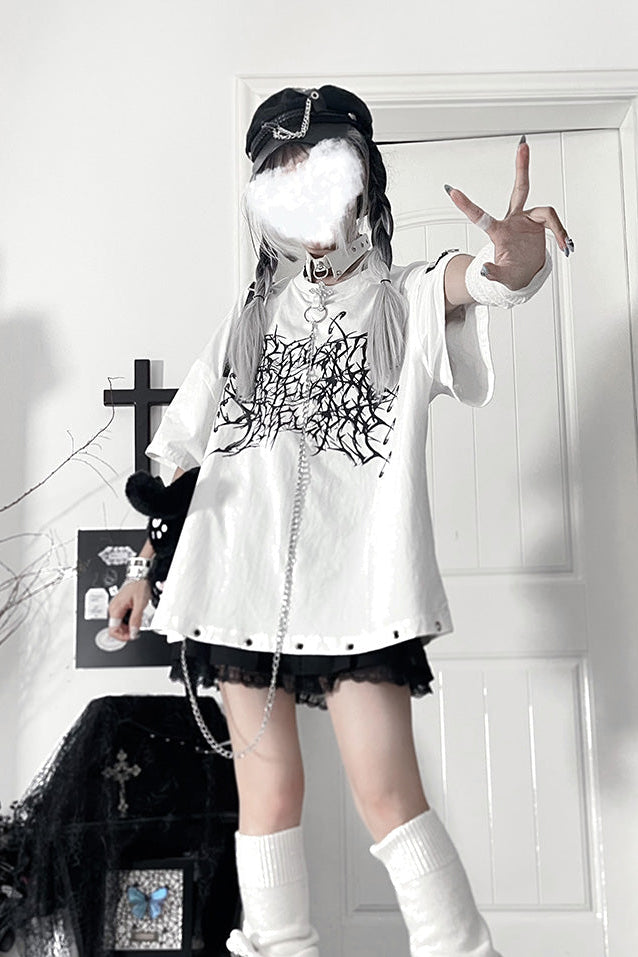 Subculture Dark Circle Spider Tops