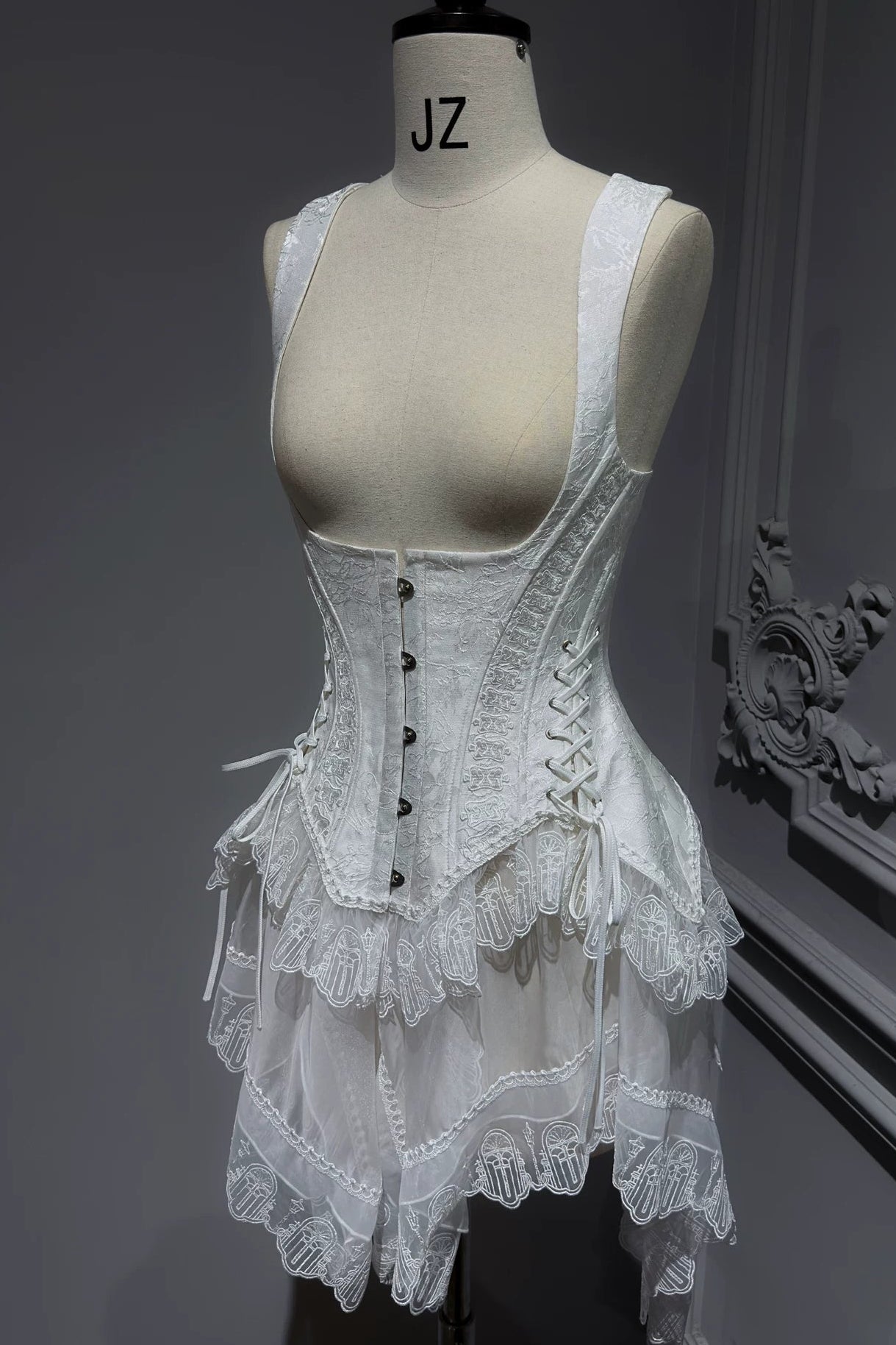 【4月19日预售截止】哥特蕾丝连衣裙+胸衣+裙子+上衣+发带+帽子+胸针