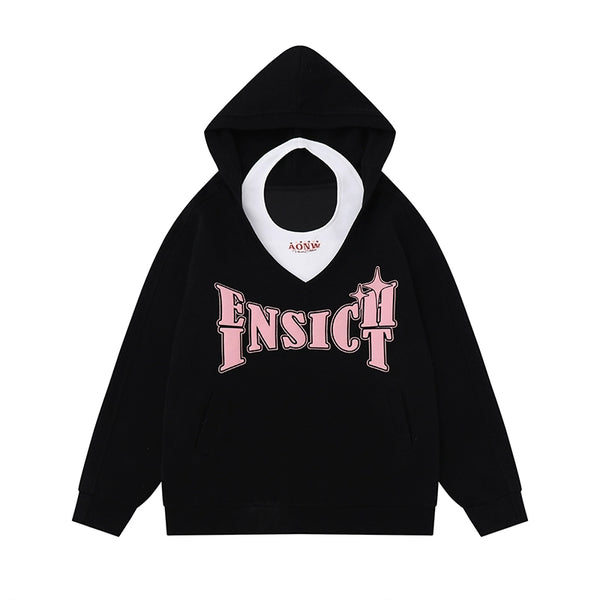 フーディーホルターネックVネックツーピースセット