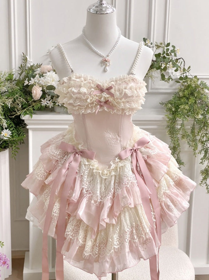 Pure Dzire Fairy Style Lace Romantic Lolita Dress